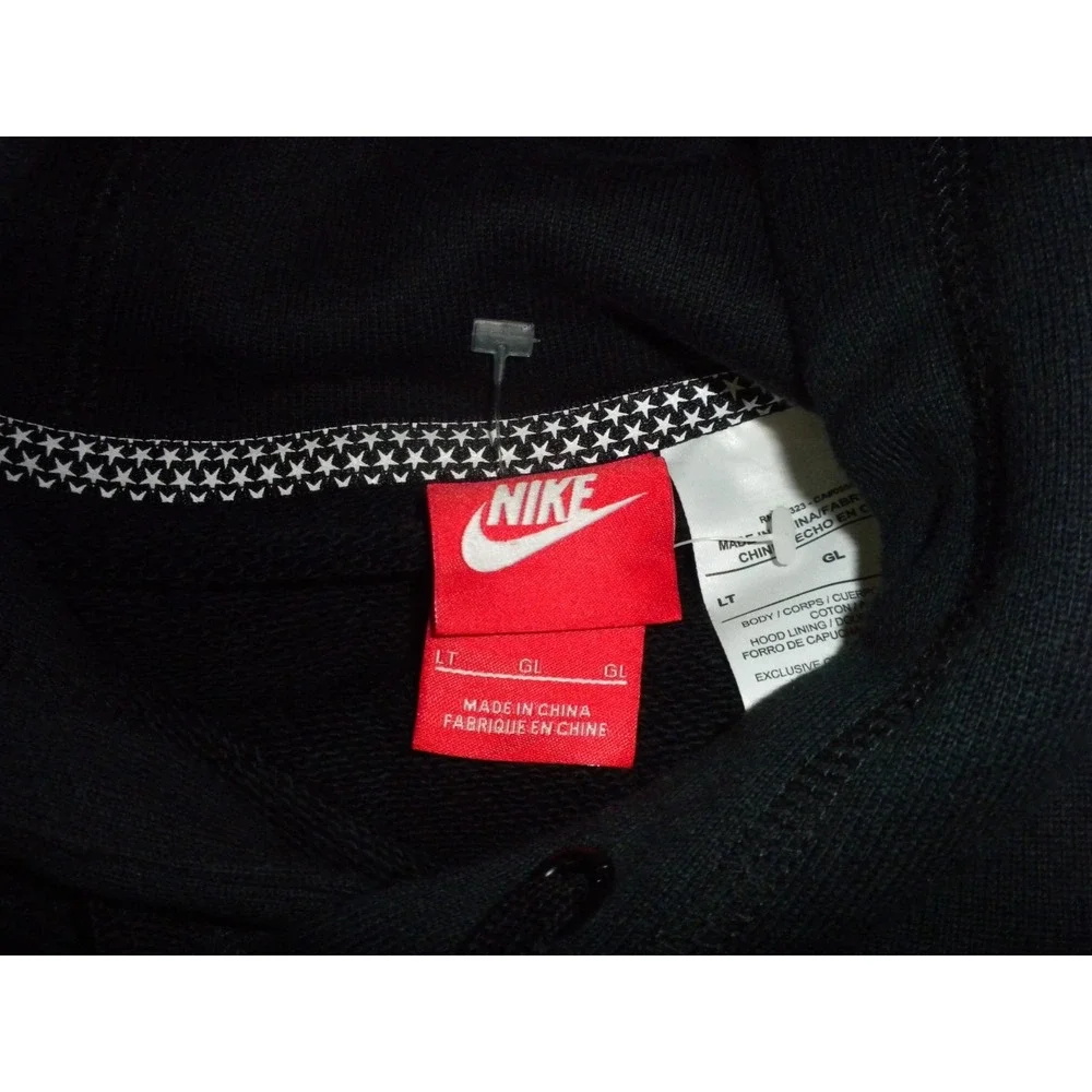 Nike Hoodie Sweatshirt Mens LT Black‎ Air Pivot V3 Side Zip Short Sleeve B Ball